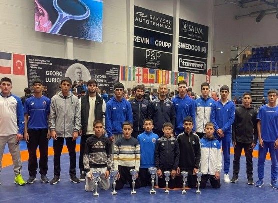 Güləşçilərimiz beynəlxalq turnidə 7 medal qazanıblar 